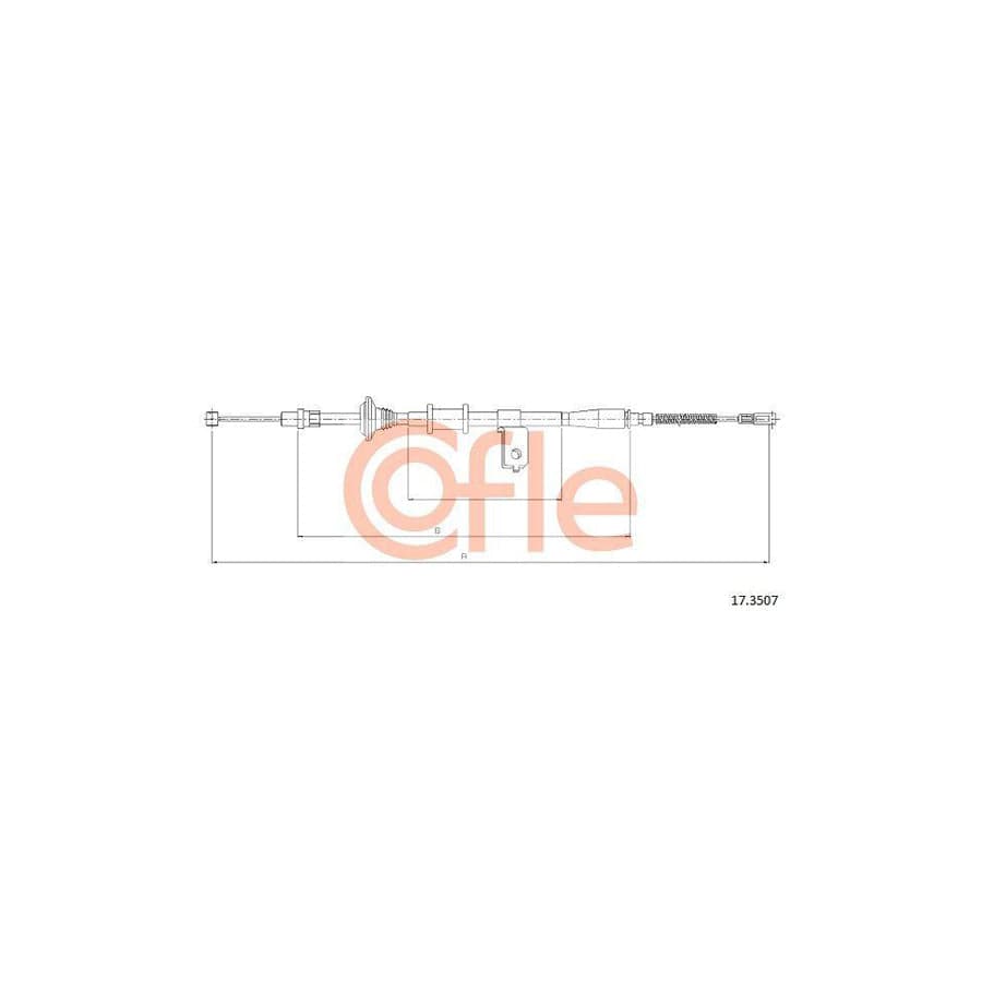 Cofle 17.3507 Hand Brake Cable