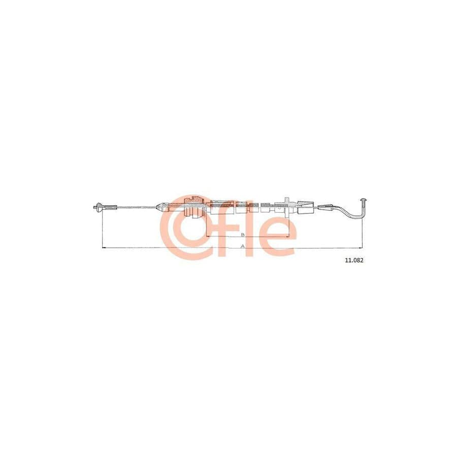 Cofle 92.11.082 Throttle Cable