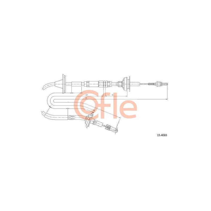 Cofle 15.4083 Clutch Cable