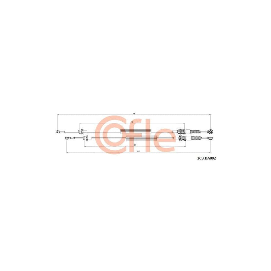 Cofle 2Cb.Da002 Cable, Manual Transmission