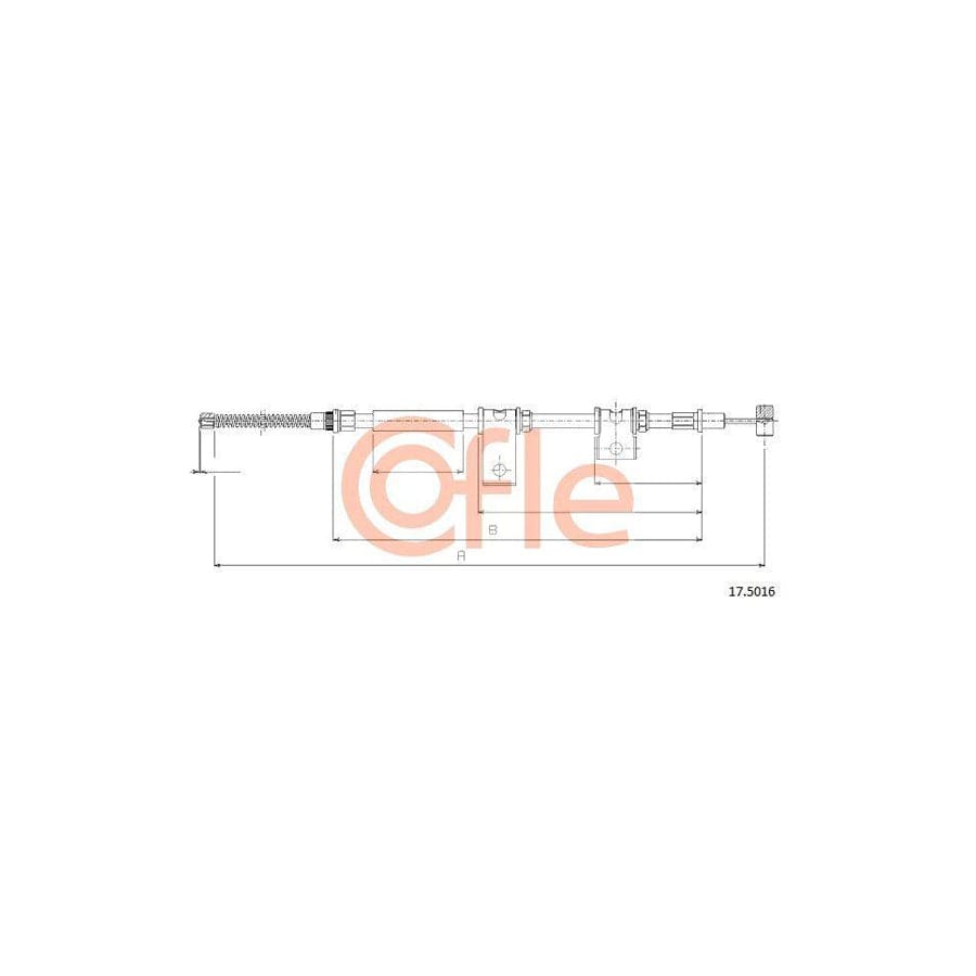 Cofle 17.5016 Hand Brake Cable