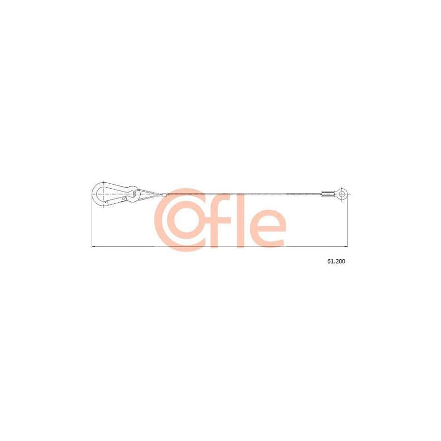 Cofle Bh.Fd033 Brake Hose