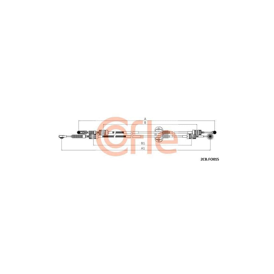 Cofle 2Cb.Fo015 Cable, Manual Transmission For Ford Focus C-Max (Dm2)