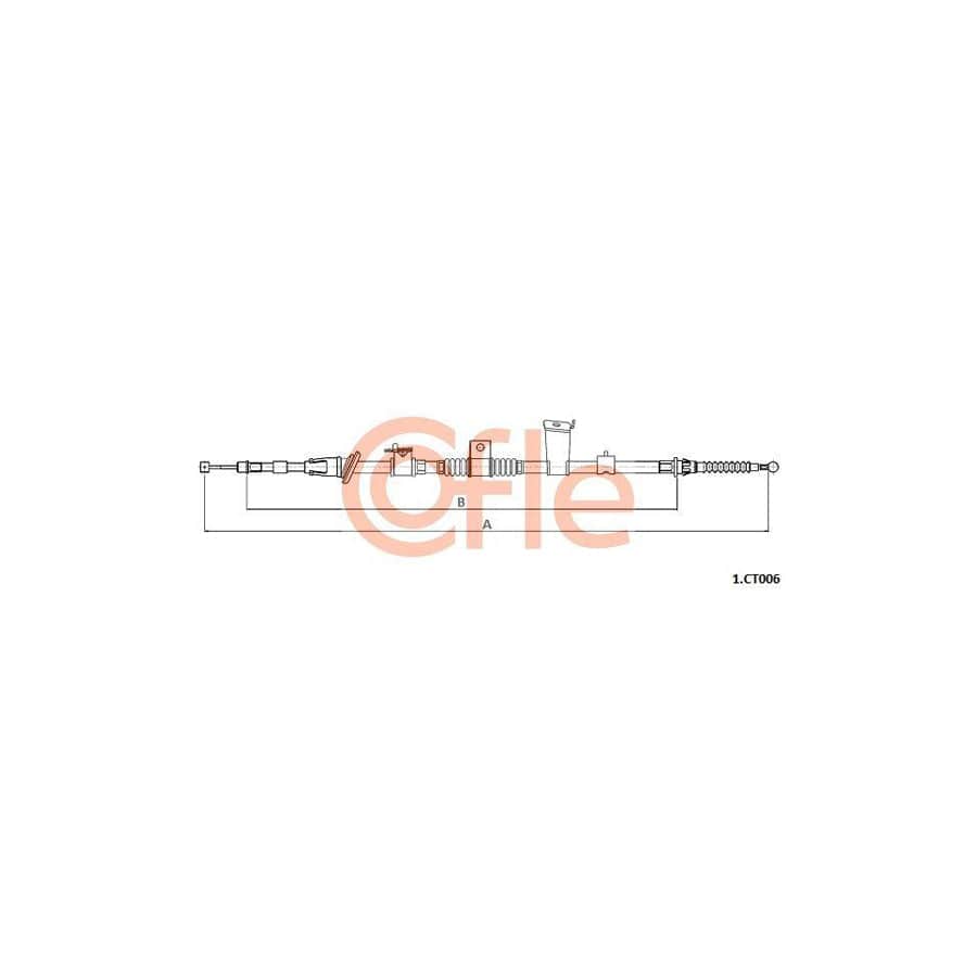 Cofle 92.1.Ct006 Hand Brake Cable