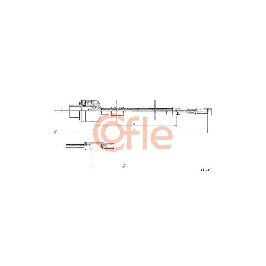 Cofle 11.219 Clutch Cable