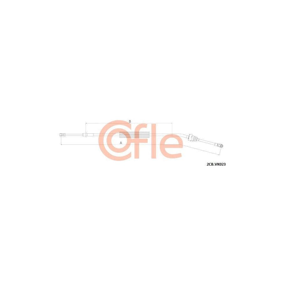 Cofle 92.2Cb.Vk023 Cable, Manual Transmission