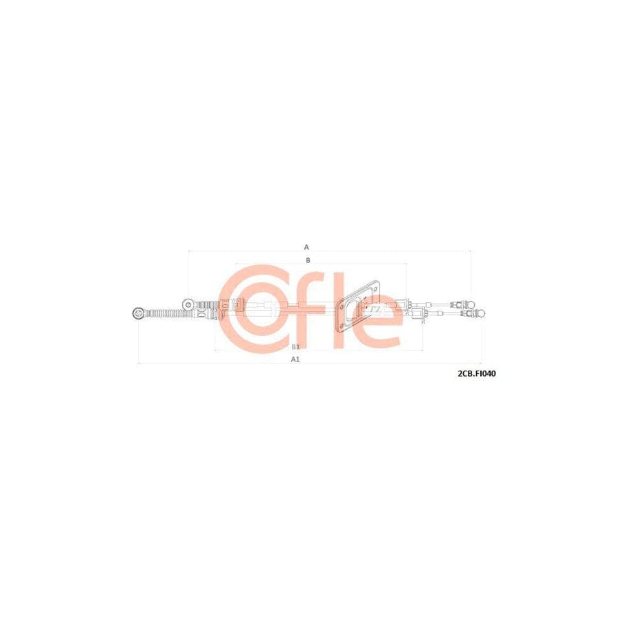 Cofle 92.2Cb.Fi040 Cable, Manual Transmission For Fiat Tipo