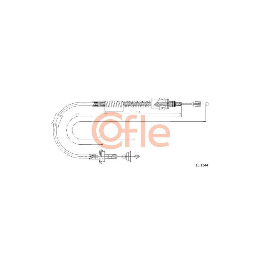 Cofle 15.1344 Clutch Cable