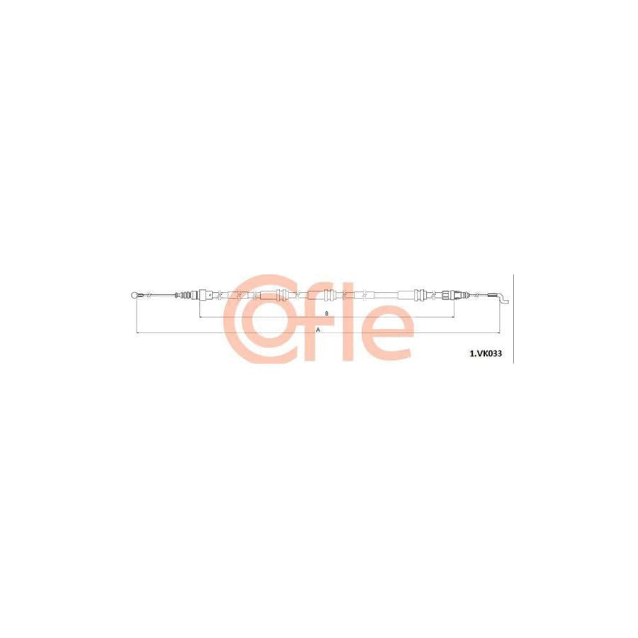 Cofle 92.1.Vk033 Hand Brake Cable