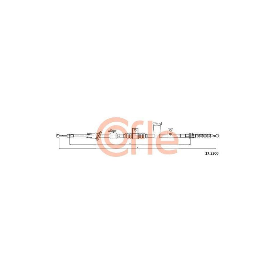 Cofle 17.2300 Hand Brake Cable