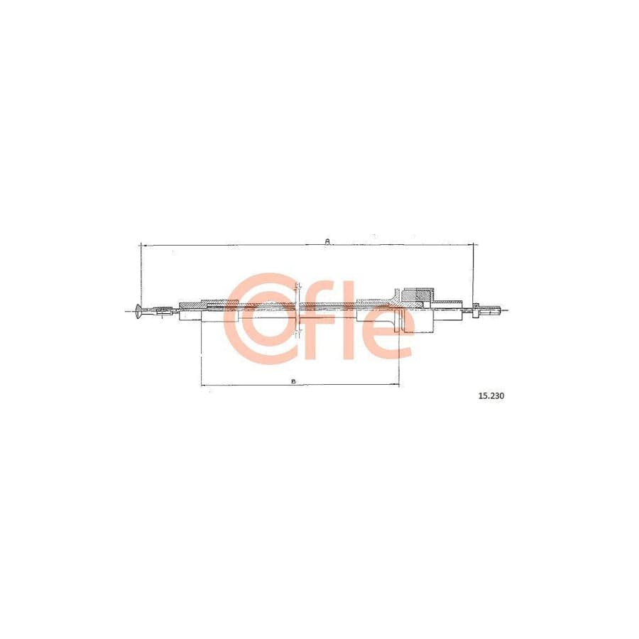 Cofle 15.230 Clutch Cable