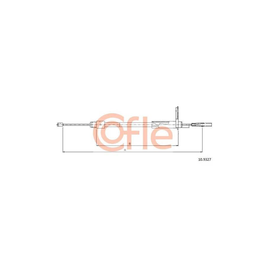 Cofle 92.10.9327 Hand Brake Cable