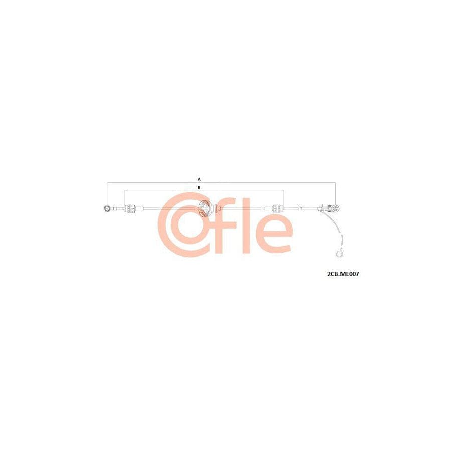 Cofle 92.2Cb.Me007 Cable, Manual Transmission