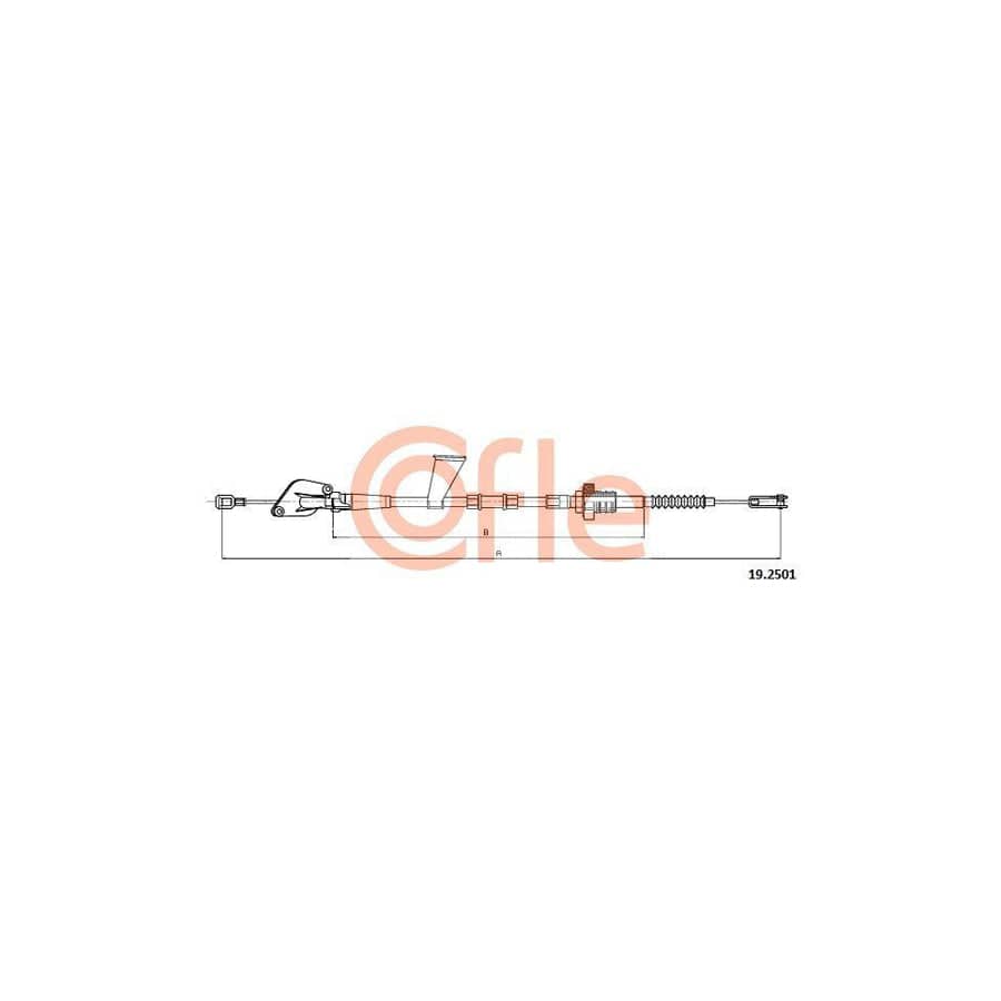 Cofle 19.2501 Clutch Cable For Kia Picanto I (Sa)