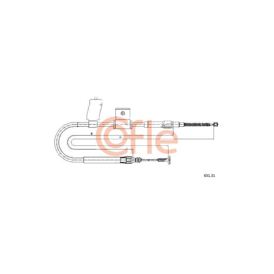 Cofle Bh.Fi011 Brake Hose