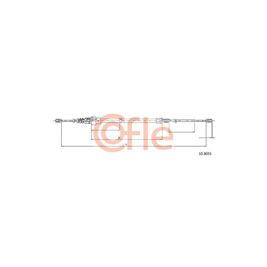 Cofle 10.9053 Hand Brake Cable