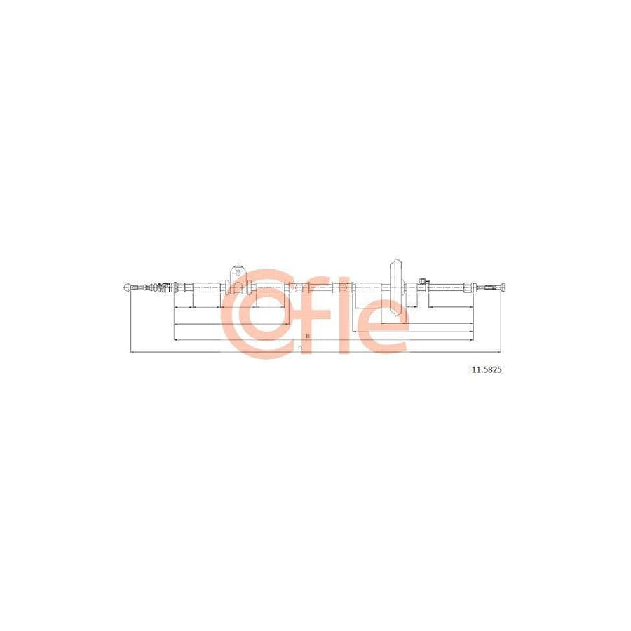 Cofle 11.5825 Hand Brake Cable