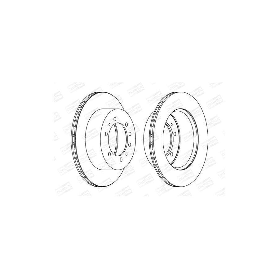 Champion 562223Ch-1 Brake Disc For Nissan Patrol