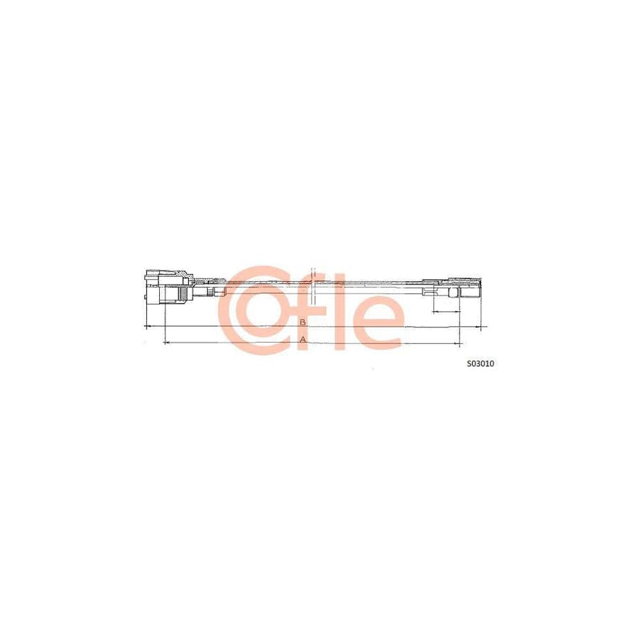 Cofle S03010 Speedometer Cable