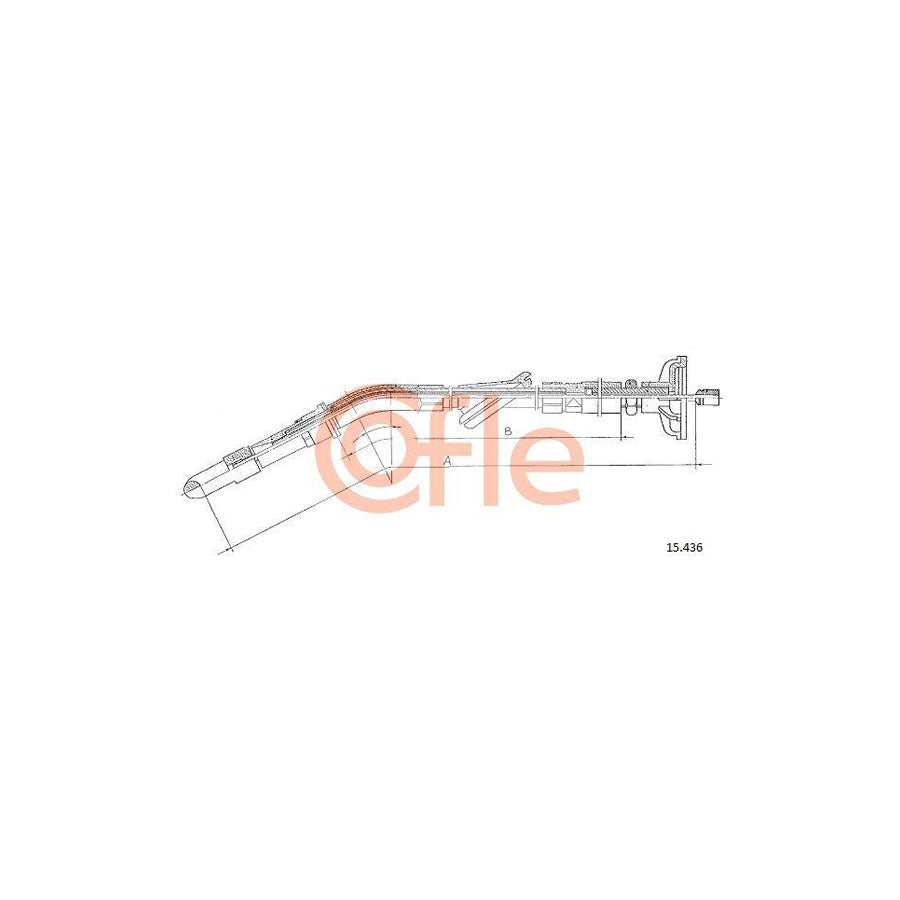 Cofle 15.1331 Clutch Cable