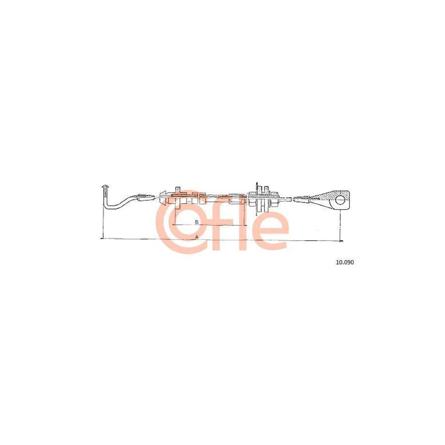 Cofle 92.10.090 Throttle Cable