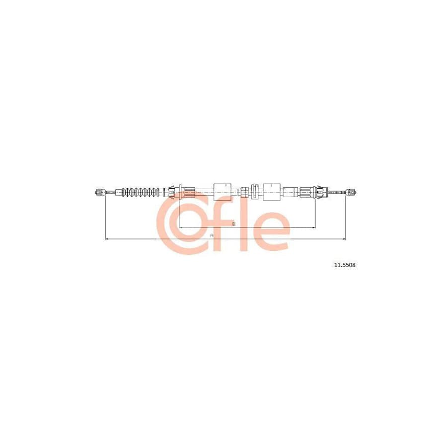 Cofle 92.11.5508 Hand Brake Cable