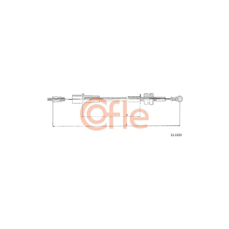 Cofle 92.11.1323 Throttle Cable For Opel Corsa