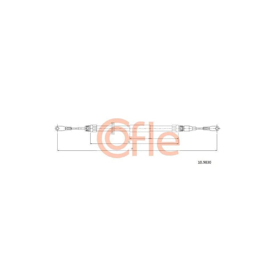 Cofle 92.10.9830 Hand Brake Cable