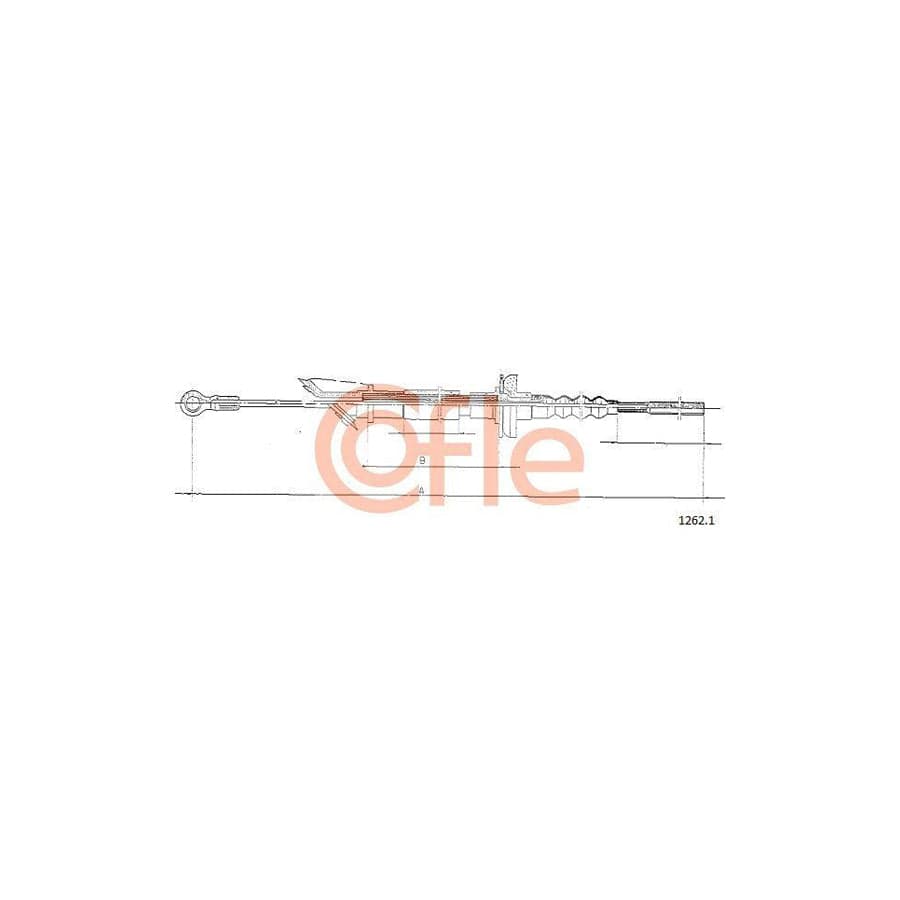 Cofle 1262.1 Clutch Cable