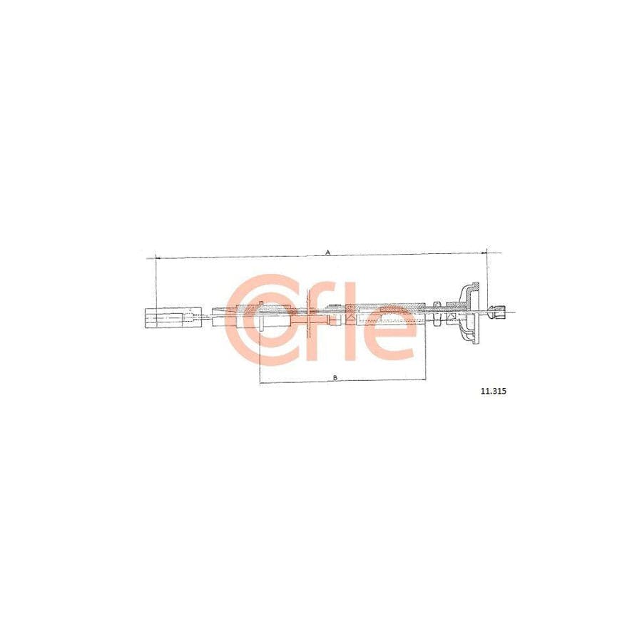 Cofle 92.11.315 Clutch Cable