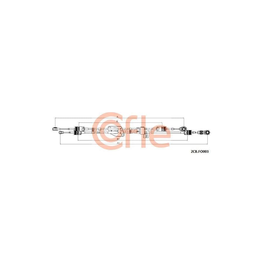 Cofle 2Cb.Fo003 Cable, Manual Transmission