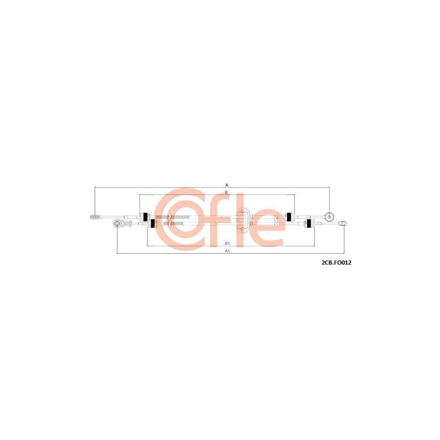 Cofle 92.2Cb.Fo012 Cable, Manual Transmission