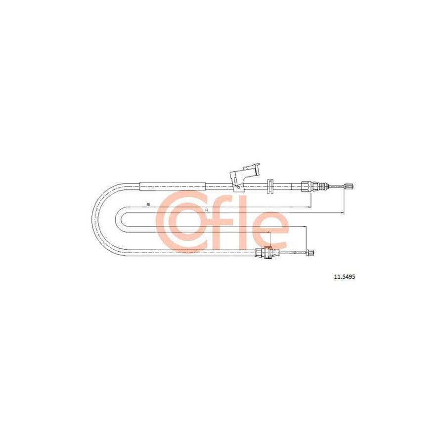 Cofle 11.5495 Hand Brake Cable