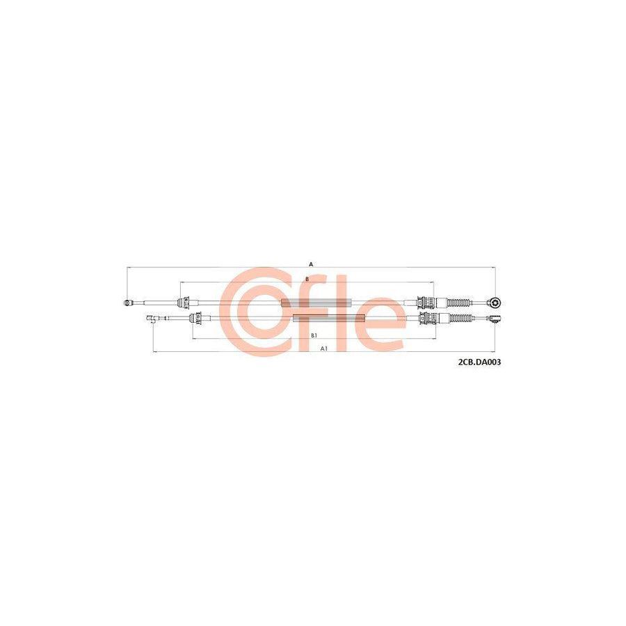 Cofle 2Cb.Da003 Cable, Manual Transmission