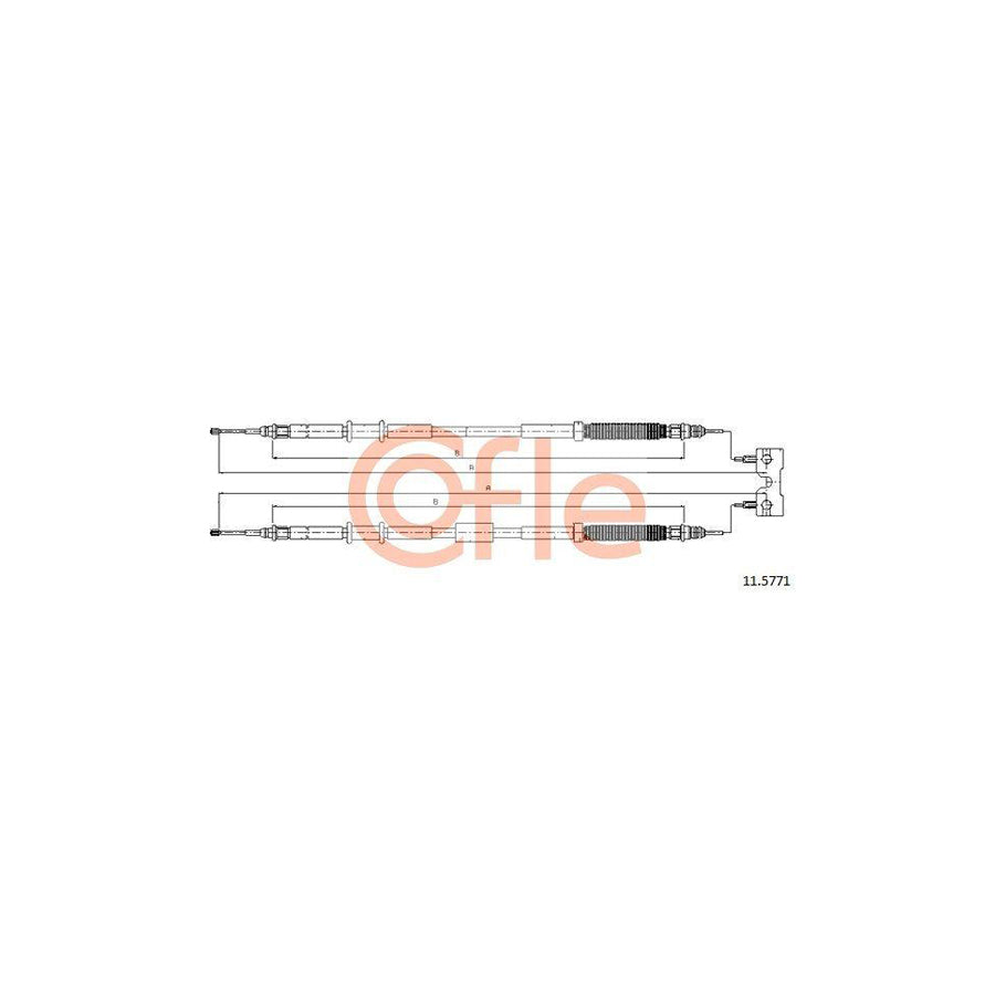 Cofle 92.11.5771 Hand Brake Cable