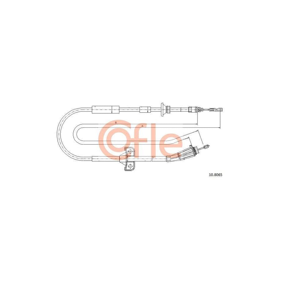 Cofle 92.10.8065 Hand Brake Cable