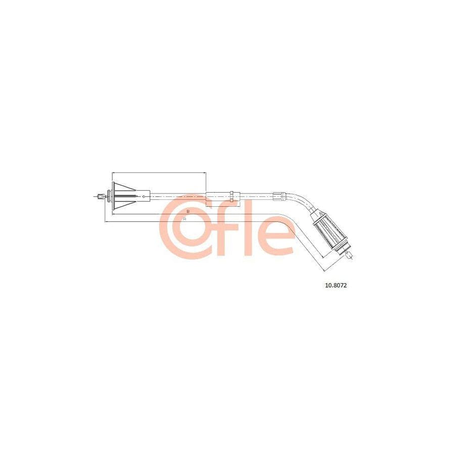 Cofle 92.10.8072 Hand Brake Cable