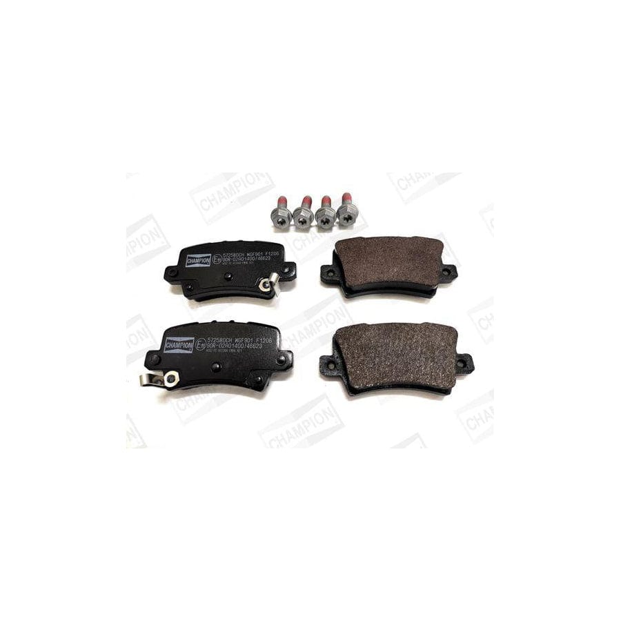 Champion 572580CH Brake Pad Set For Honda Civic