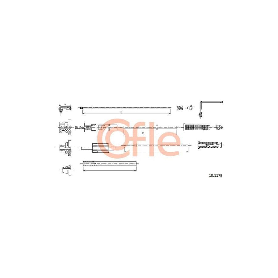 Cofle Bh.Ty004 Brake Hose