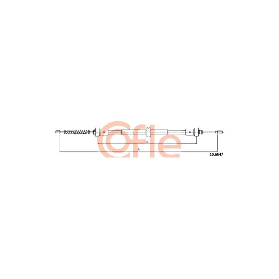 Cofle 10.6547 Hand Brake Cable