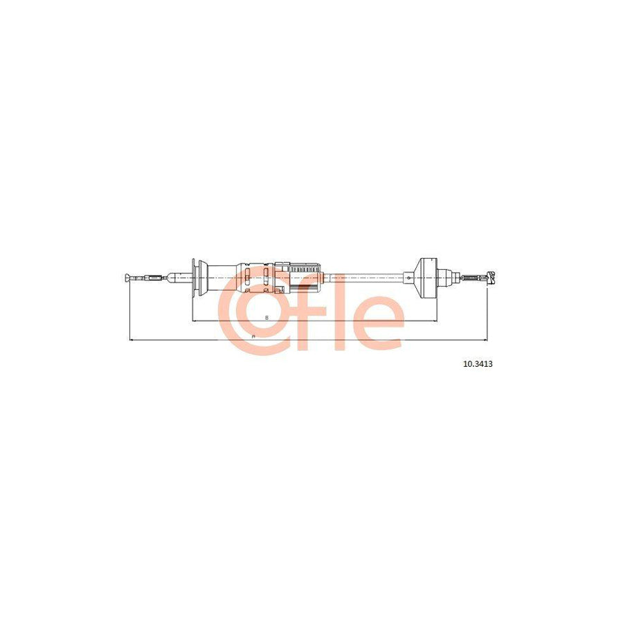 Cofle 92.10.3413 Clutch Cable