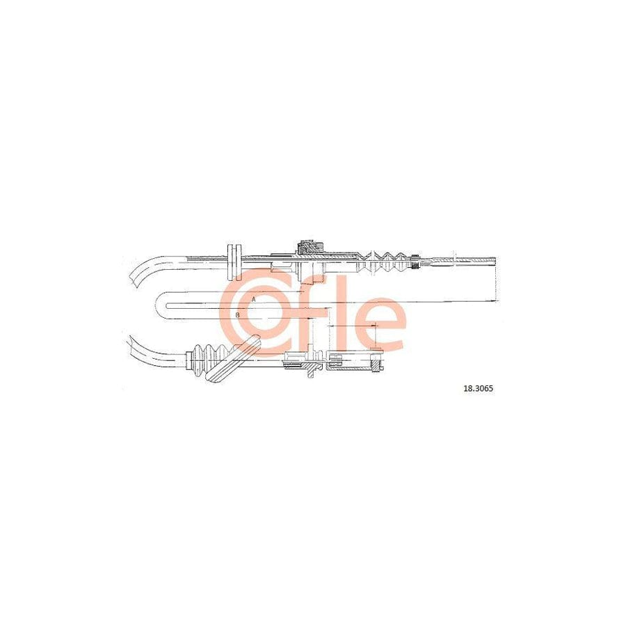 Cofle 92.18.3065 Clutch Cable