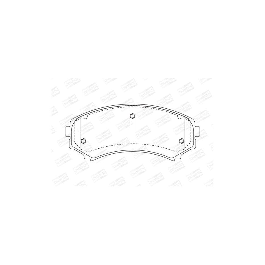 Champion 572497CH Brake Pad Set