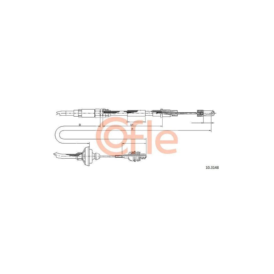 Cofle Bh.Vk059 Brake Hose