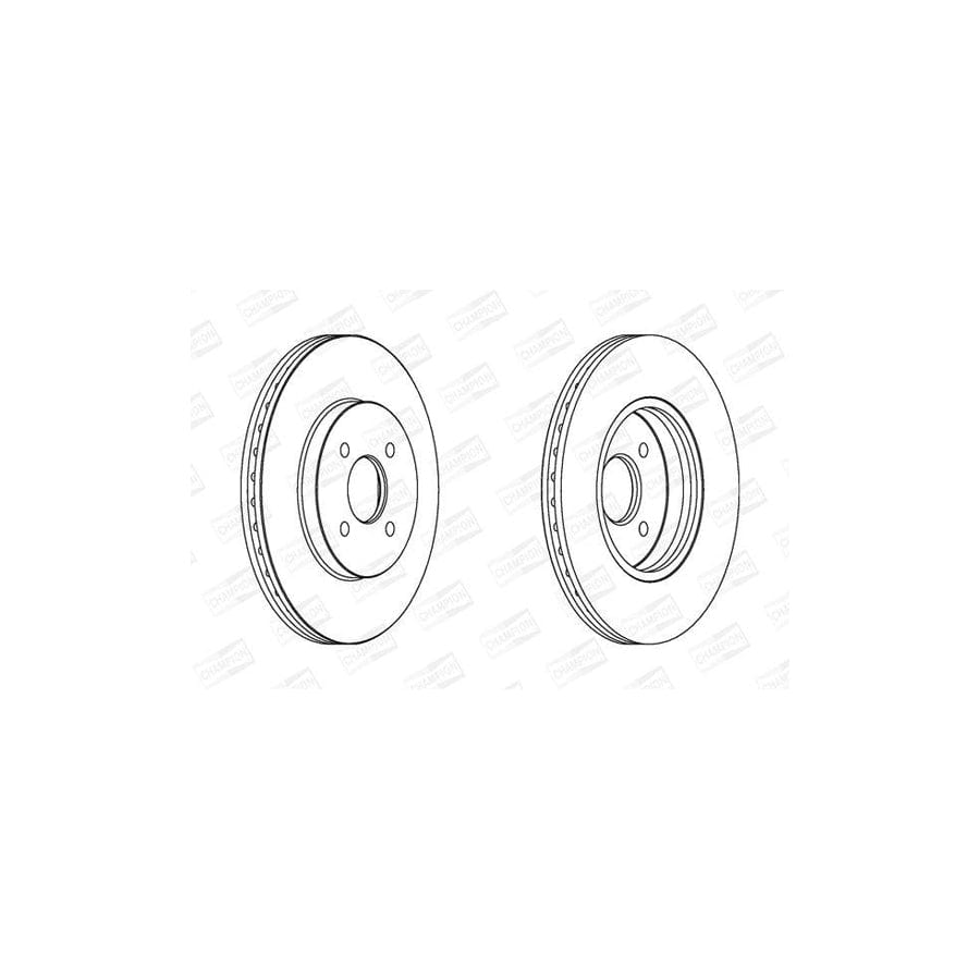 Champion 562206CH Brake Disc For Ford Focus