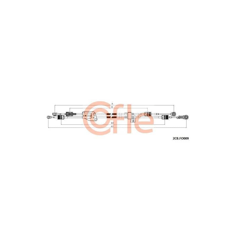 Cofle 2Cb.Fo009 Cable, Manual Transmission