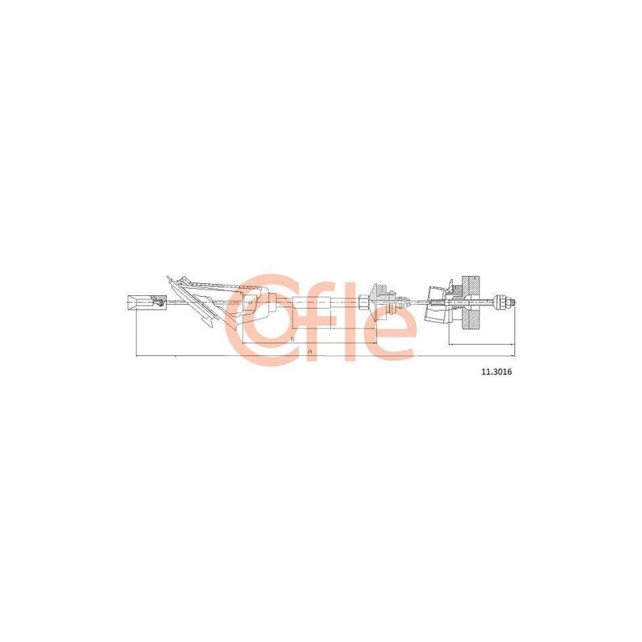 Cofle 11.3016 Clutch Cable