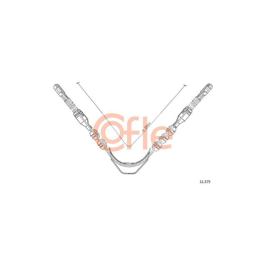 Cofle 11.573 Hand Brake Cable