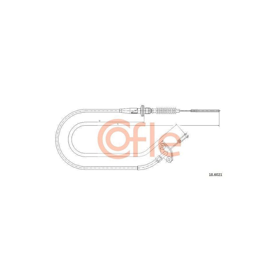 Cofle 18.6021 Clutch Cable