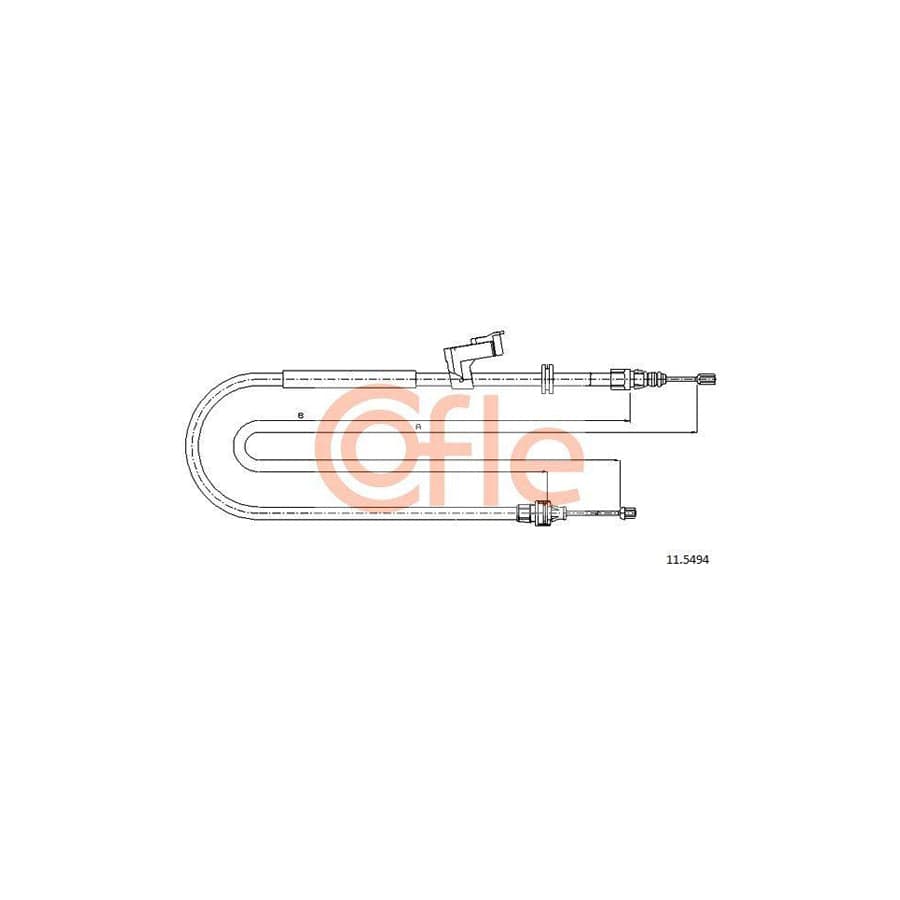 Cofle 92.11.5494 Hand Brake Cable